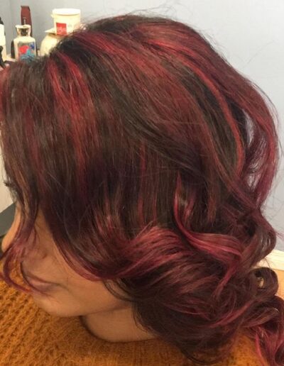 Hair style, Hair Experts, Hair Services, Hair Curls, Highlights, Red Color, Salon Vivah, BC