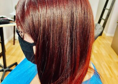 Hair color services, Hair style, Hair Experts, Beauty Experts, Highlights, Red highlights, Salon Vivah, BC